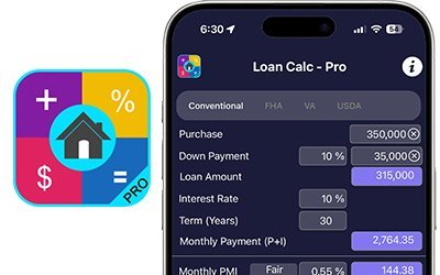 Loan Calc-Lite;Loan Calc-Pro;Loan Calculator;Mortgage Loan Calculator
